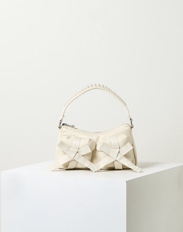[Simone Rocha] 베이지 리본장식 토트백
