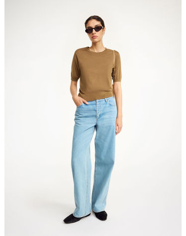 [BY MALENE BIRGER] 블루 워싱 면 데님팬츠