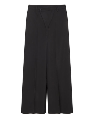 [MM6 MAISON MARGIELA] 블랙 단색 울혼방 팬츠