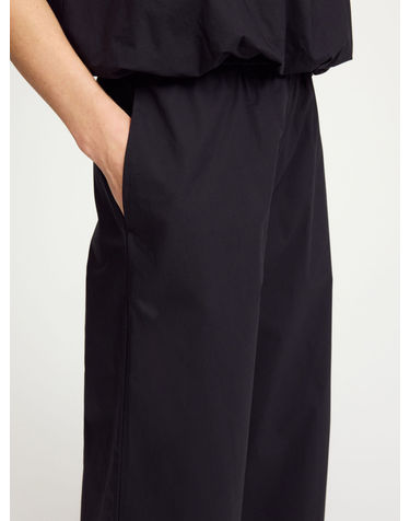 [BY MALENE BIRGER] 블랙 단색 면 밴딩팬츠