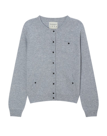 [시즌오프][Jumper1234] 그레이 멜란지 울 가디건