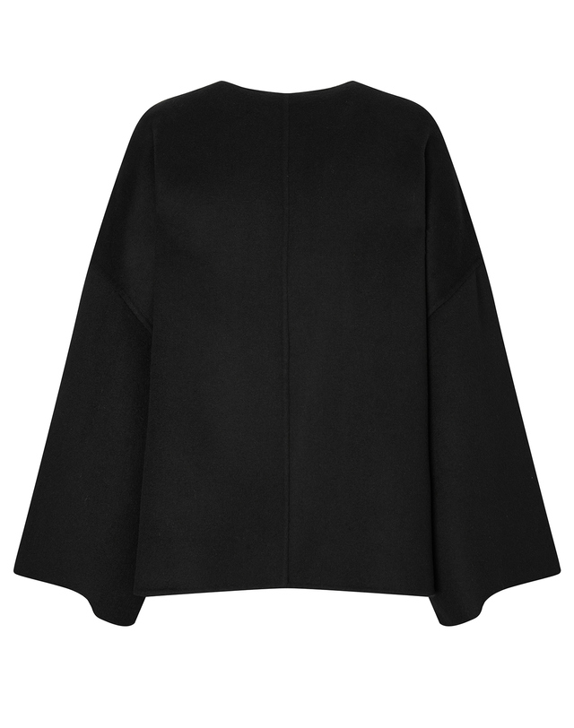 라움 여성 [BY MALENE BIRGER] 블랙 포켓배색 울 자켓 상세