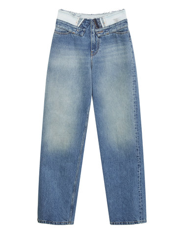 [MM6 MAISON MARGIELA] 블루 워싱 면 데님팬츠