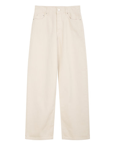 [시즌오프][BY MALENE BIRGER] 베이지 워싱 면 데님팬츠