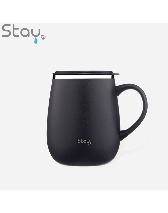 스테이24 [스테이24] 코지핸드 스텐 진공 머그컵 460ml_블랙 착용컷