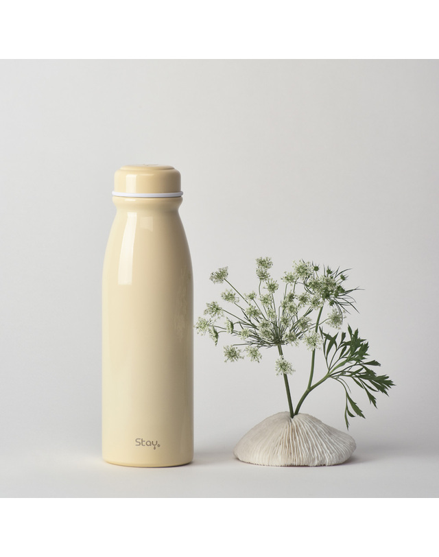 스테이24 [스테이24] 라이크 텀블러 보온보냉 450ml_아이보리 착용컷