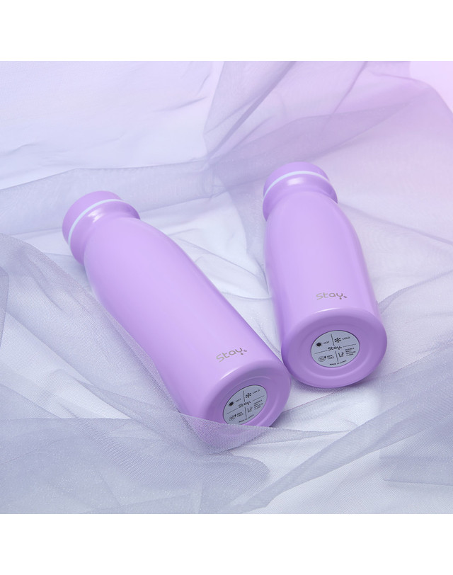스테이24 [스테이24] 라이크 초경량 텀블러 보온보냉 350ml_라벤더퍼플 착용컷