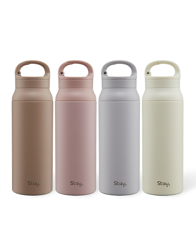 스테이24 [스테이24] 2중 밀폐마개 앤드링 대용량 텀블러 600ml 착용컷