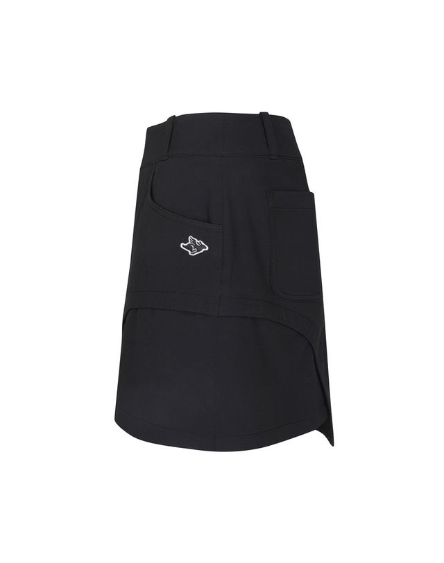 파리게이츠 [가격인하] 여성 바니 패치 언밸런스 큐롯 스커트 착용컷
