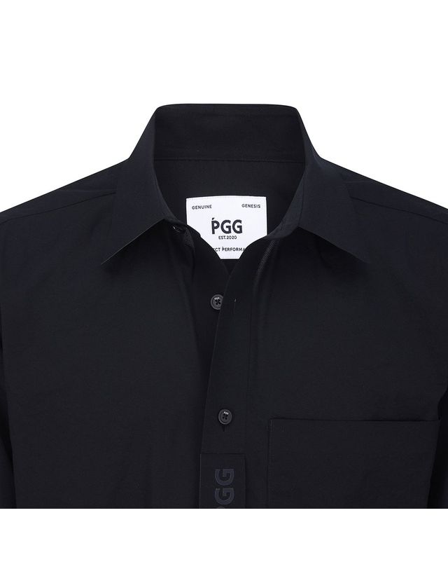파리게이츠 남성 PGG 스트랩 링클 셔츠 착용컷