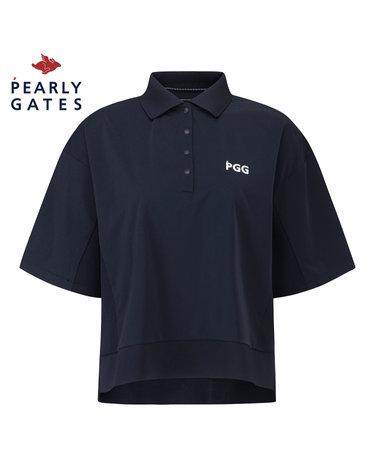 여성 PGG 니트 블록 티셔츠