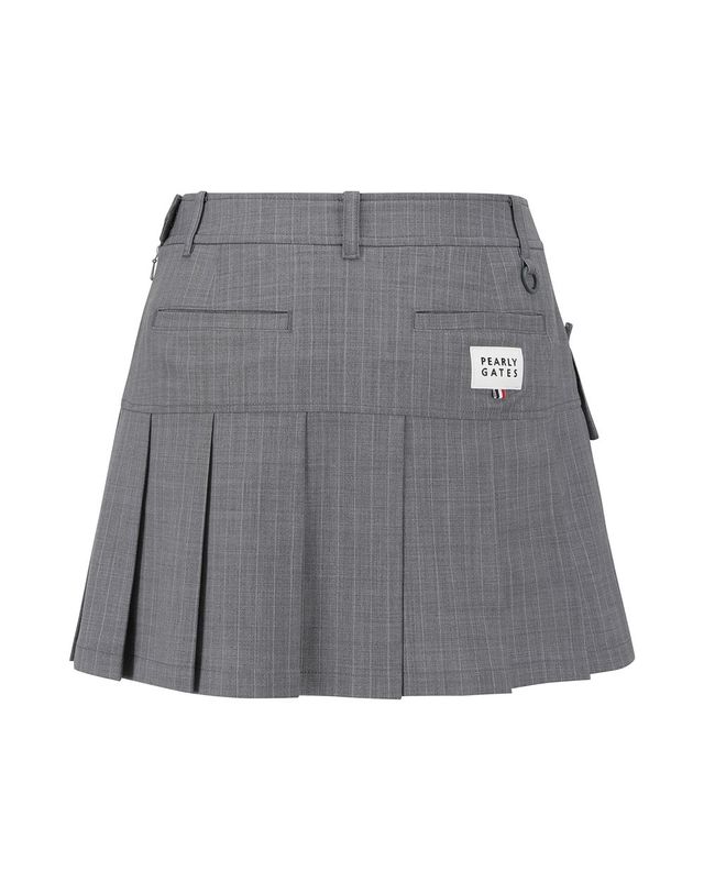 파리게이츠 여성 플리츠 패널 큐롯 스커트 착용컷