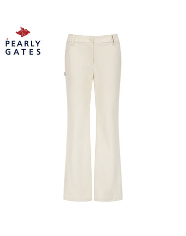 여성 빅 포켓 자수 슬릿 부츠컷 팬츠