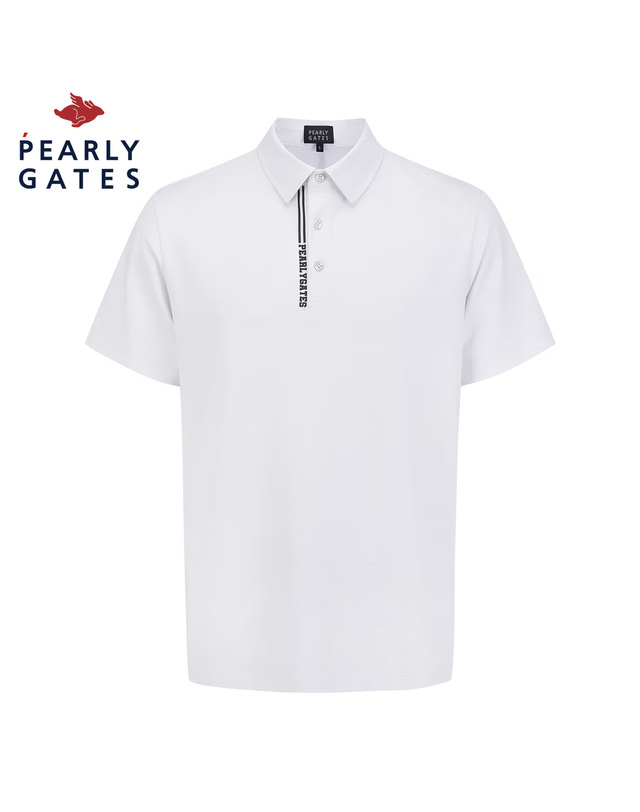 파리게이츠 남성 포인트 프린팅 냉감 반팔티셔츠 착용컷