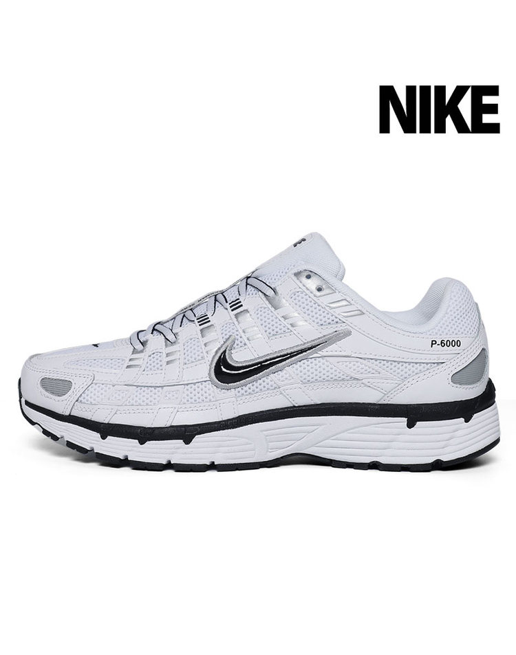 NIKE [나이키] P-6000 운동화 화이트 메탈릭 실버 CD6404-107