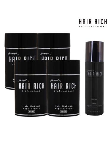 헤어리치 흑채 20g 4개+헤어미스트