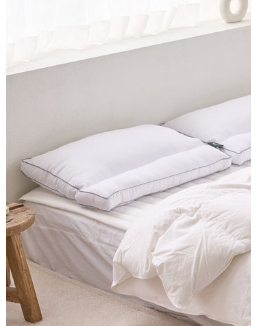 슬립밸런스 이중구조 경추베개솜 1+1 (화이트)