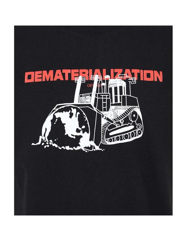 오프화이트 OFF WHITE 오프 화이트 티셔츠 OMAA027R21JER006 1025 BLACK RED /반팔티셔츠 착용컷
