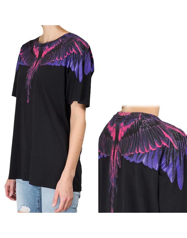 마르셀로불론 MARCELO BURLON 마르셀로 불론 티셔츠 CWAA016S17047236 1088 BLACK /반팔티셔츠 착용컷