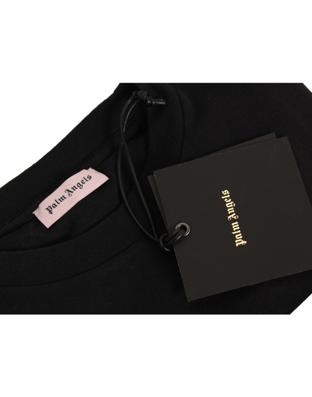 팜엔젤스 PALM ANGELS 팜 엔젤스 티셔츠 PMAA001S19413064 1088 BLACK / 반팔티셔츠 착용컷