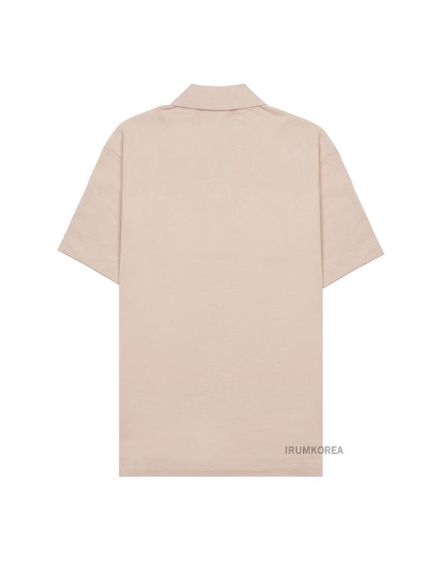 메종키츠네 [메종 키츠네] SS25 남성 볼드 폭스 헤드 티셔츠 MM00210KJ7010 P213 착용컷