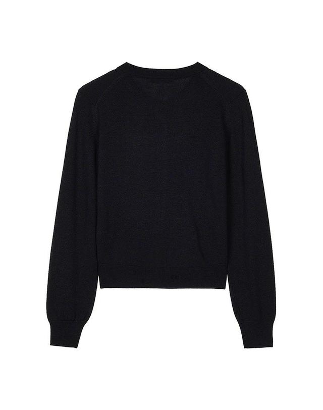메종키츠네 [메종 키츠네] FW25 여성 베이비 폭스 가디건 PW00502KT1181 P199 착용컷