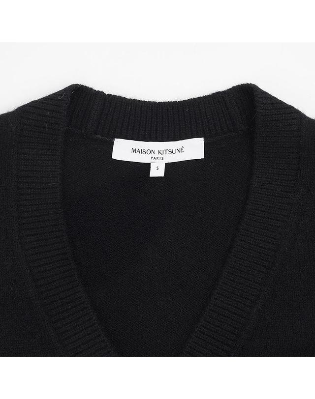 메종키츠네 [메종 키츠네] FW25 여성 베이비폭스 박시 가디건 PW00501KT1006 P199 착용컷
