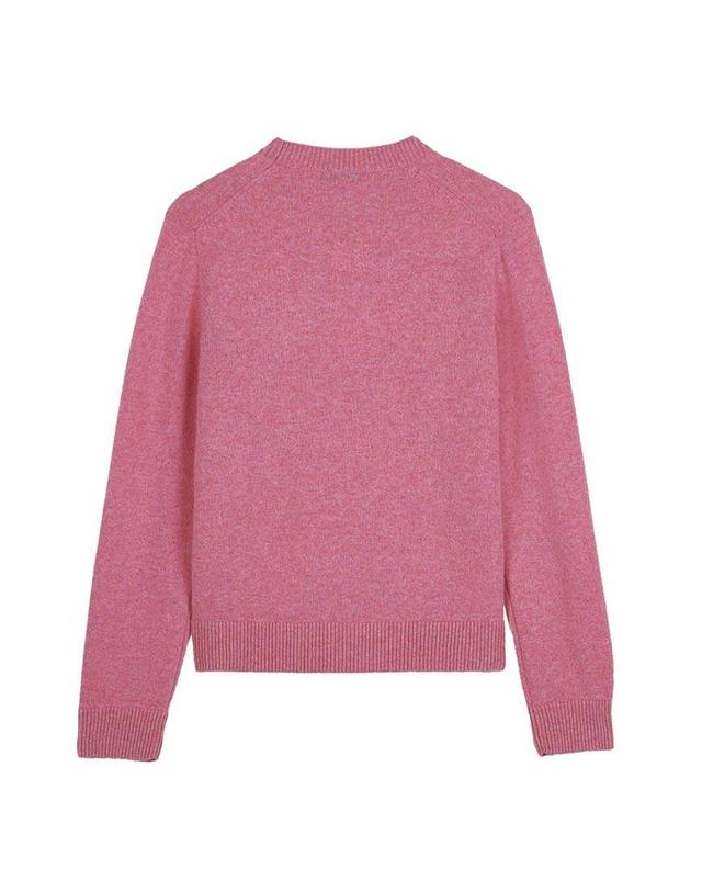 메종키츠네 [메종 키츠네] FW25 여성 베이비폭스 램스울 니트 PW00817KT1006 0327 착용컷