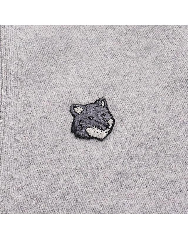 메종키츠네 [메종 키츠네] FW25 남성 폭스헤드 램스울 가디건 PM00502KT1006 H120 착용컷