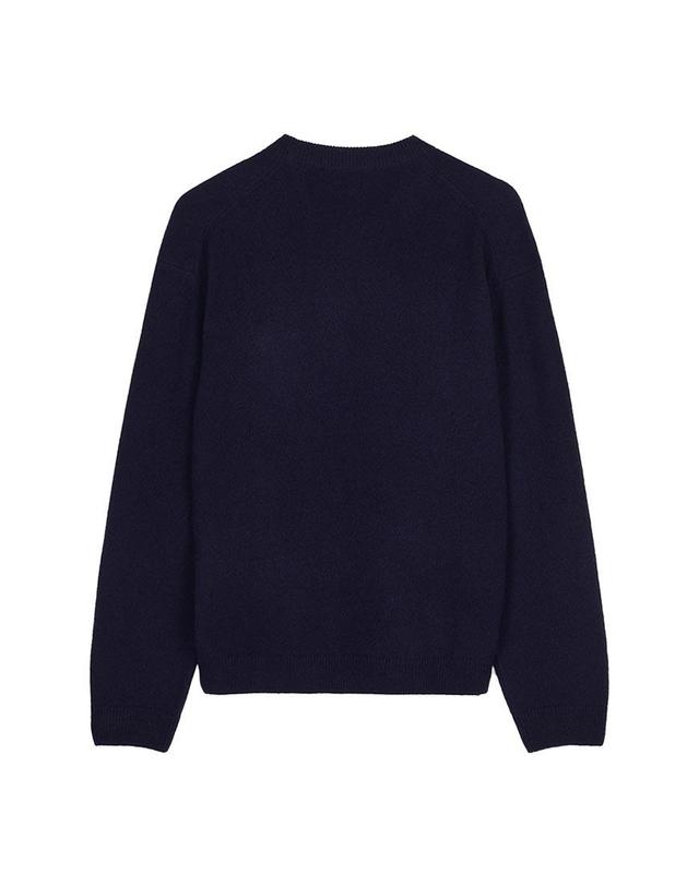 메종키츠네 [메종 키츠네] FW25 남성 폭스헤드 램스울 니트 PM00803KT1006 0413 착용컷