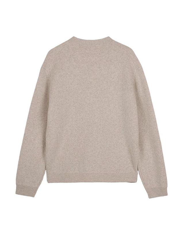 메종키츠네 [메종 키츠네] FW25 남성 폭스헤드 밀라노 가디건 PM00510KT1180 0335 착용컷