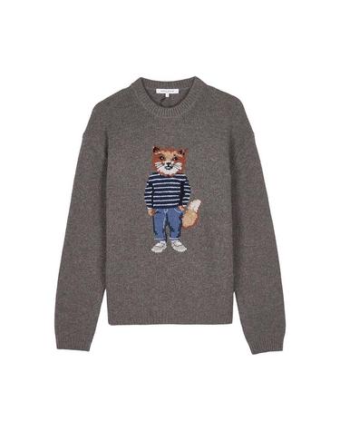 [메종 키츠네] FW25 남성 드레스드 폭스 울 니트 PM00806KH0002 H170