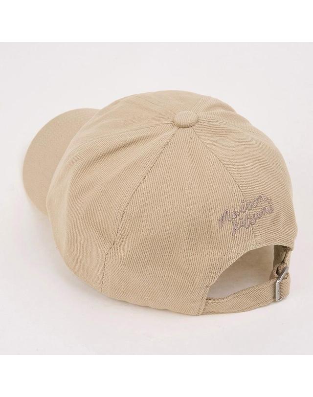 메종키츠네 [메종 키츠네] FW25 공용 폭스 헤드 캡 PM06100WW0096 0335 착용컷