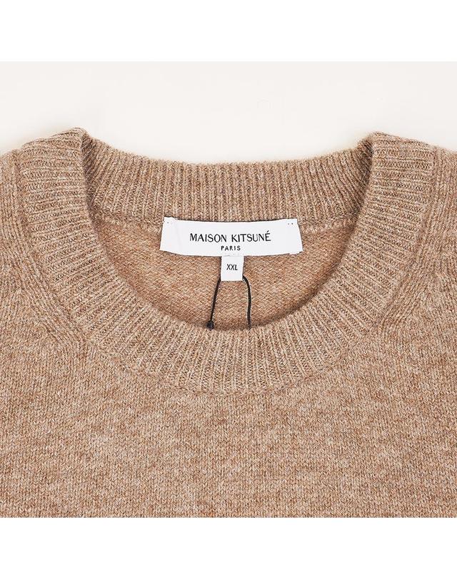 메종키츠네 [메종 키츠네] FW26 남성 폭스헤드 램스울 니트 PM00803KT1006 0549 착용컷