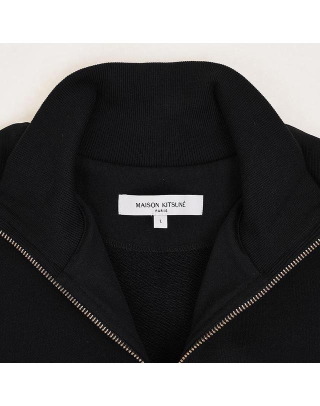 메종키츠네 [메종 키츠네] FW26 남성 폭스헤드 반집업 맨투맨 PM00305KM0341 P199 착용컷