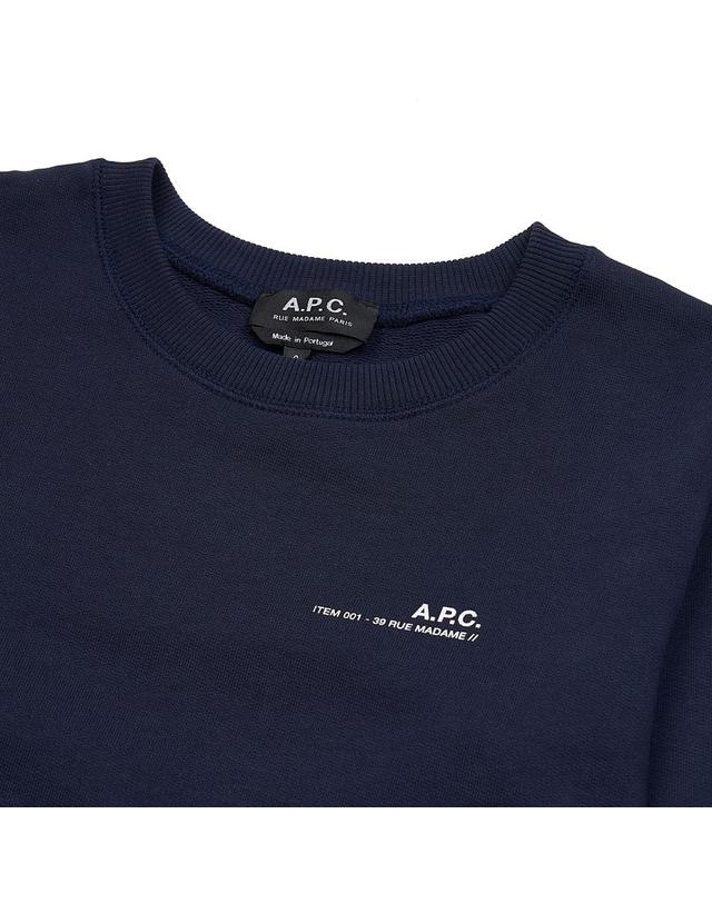 아페쎄 [APC] 여성 아이템 로고 스웨트셔츠 COEAS F27663 IAK 착용컷