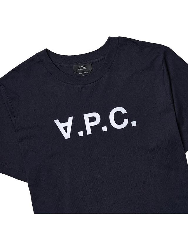 아페쎄 [APC] SS25 공용 VPC 로고 티셔츠 COHBM M26384 TIQ 착용컷
