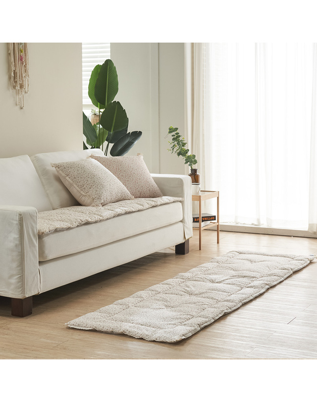 이솔홈 이솔홈 멜로우 사계절 순면 소파 패드 커버 쇼파패드 3size/2colors 착용컷