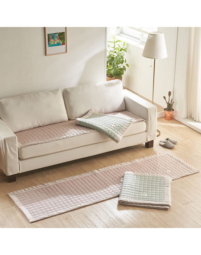이솔홈 이솔홈 도즈 먼지없는 사계절 쇼파패드 소파패드 3size/2colors 착용컷
