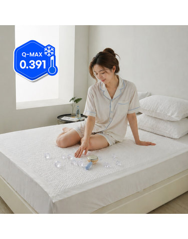이솔홈 쿨브리즈 메쉬 냉감패드 침대패드 K