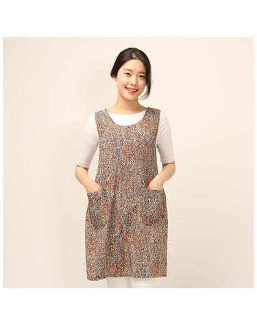 이솔홈 세이렌 쉬폰 원피스 앞치마