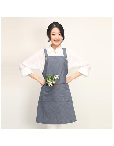이솔홈 청해지 데님 앞치마 (FREE) 2color