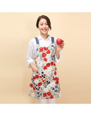 이솔홈 러브 방수 앞치마