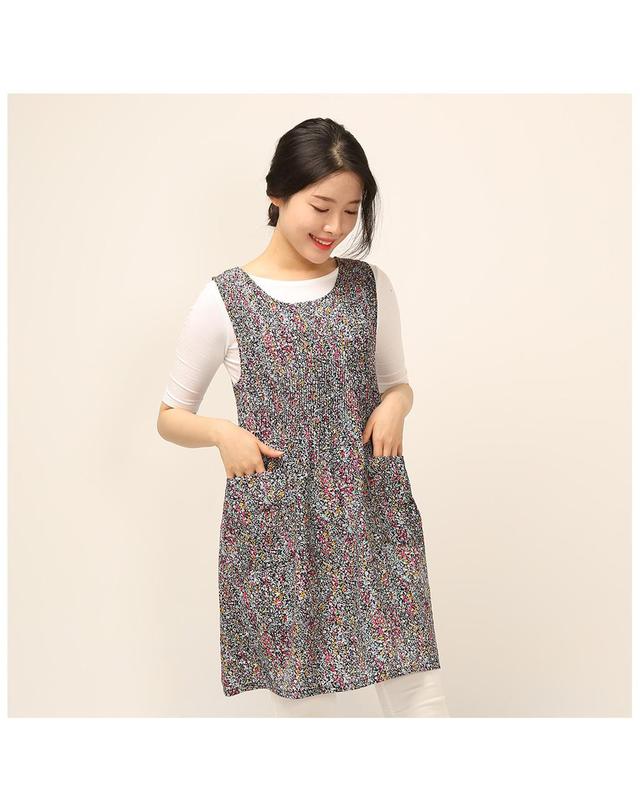 이솔홈 이솔홈 세이렌 쉬폰 원피스 앞치마 착용컷