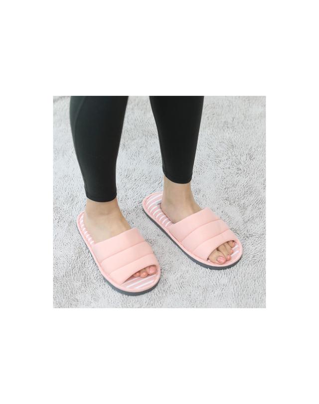 이솔홈 [이솔홈] 누빔점보 슬리퍼 거실화 실내화 사무실슬리퍼 착용컷
