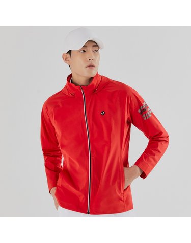 남성 후드 탈착 바람막이 스윙 점퍼 RMJUL1351-500