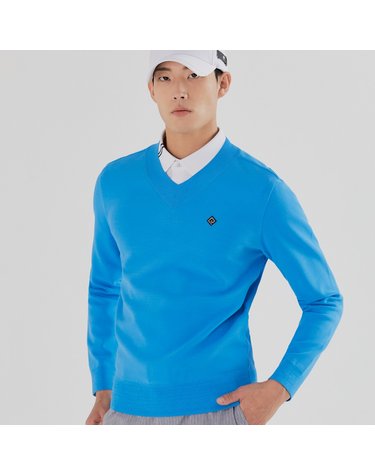남성 전판 밀라노조직 V넥 니트 RMSRL1203-906
