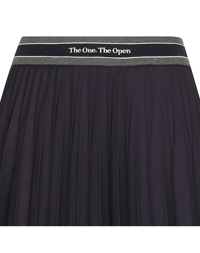 레노마 골프 THE OPEN 여성 잔주름 미들기장 큐롯 RWPCL7595-925 착용컷