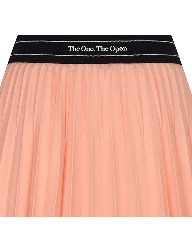 레노마 골프 THE OPEN 여성 잔주름 미들기장 큐롯 RWPCL7595-304 착용컷
