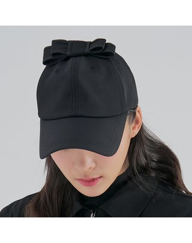 여성 리본 탈부착 6쪽 캡모자 RWACM5805-199